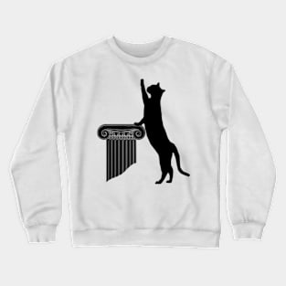 Black Cat Ancient Roman Empire Crewneck Sweatshirt